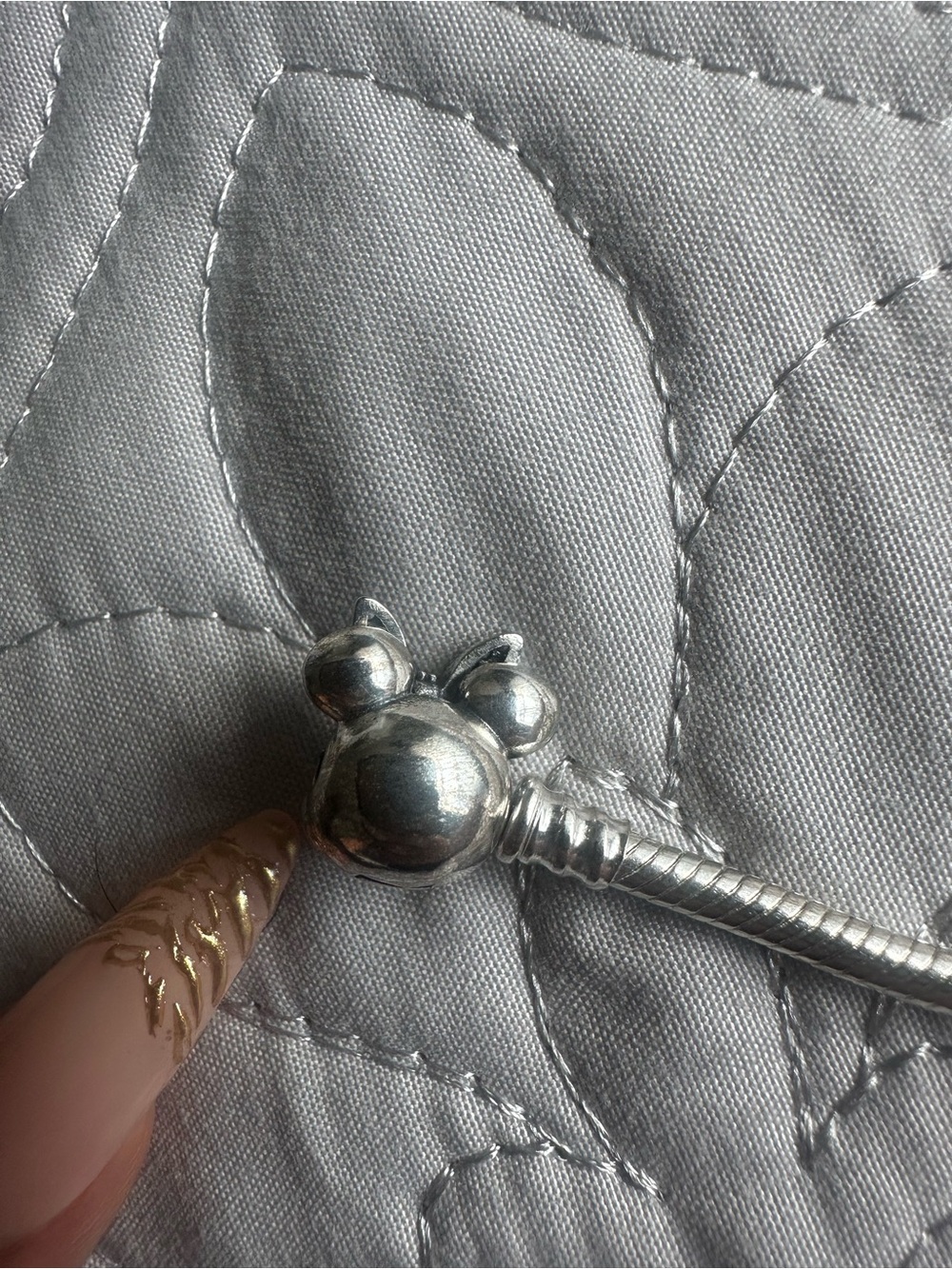 Disney Pandora Minnie Mouse Clasp Snake Chain Bracelet - Picture 5 of 8